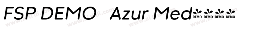 FSP DEMO   Azur Med字体转换